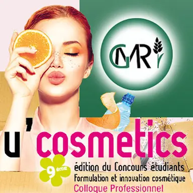 Affiche U'Cosmetics et logo GMR