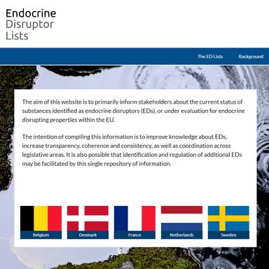 Une nouvelle liste de perturbateurs endocriniens