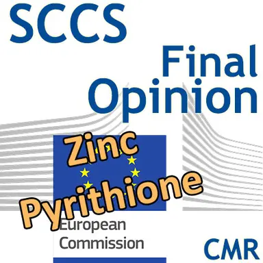 Zinc pyrithione : Opinion finale du CSSC