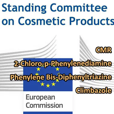 4 projets de Règlements approuvés par le Comité permanent pour les produits cosmétiques