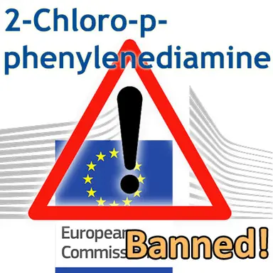 Rappel : le 2-Chloro-p-phenylenediamine totalement interdit depuis ce 22 février 2020