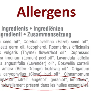 Allergènes "étiquetables"