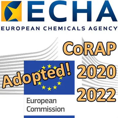 L'ECHA adopte le CoRAP 2020-2022 avec 27 substances "cosmétiques"
