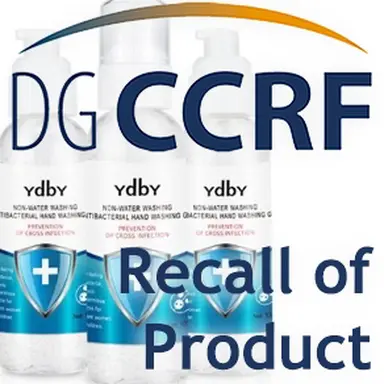 Recall of YDBY brand hydro-alcoholic gel