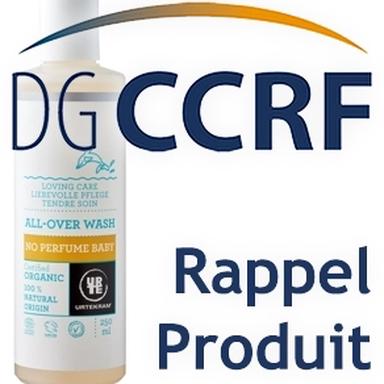 Rappel de lotions All-over Wash No Perfume Baby de la marque Urtekram