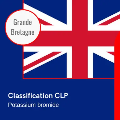 GB CLP : l'Opinion du HSE sur le Potassium bromide