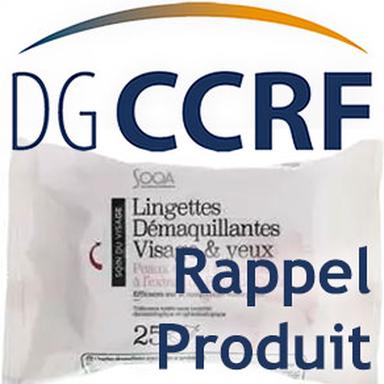 Rappel de lingettes démaquillantes de la marque Sooa