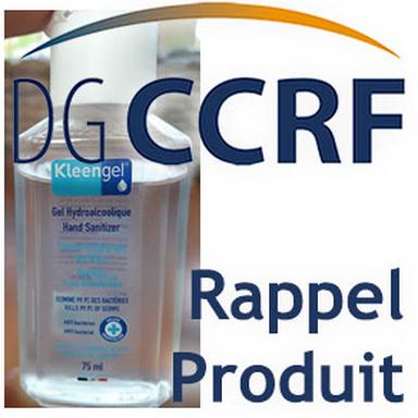 Rappel de gels hydroalcooliques de la marque Kleengel