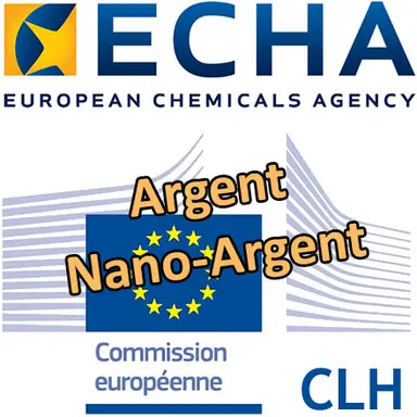 Argent : l'ECHA lance une consultation ciblée sur la classification et l’étiquetage harmonisés