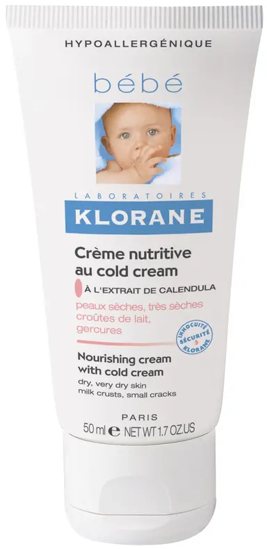 Nutrition - Crème au cold cream (40 ml) - Klorane - Bébé ...