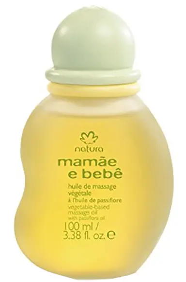 Huile de massage végétale - Natura Brasil - Mamãe e Bebê - Index des  produits cosmétiques - CosmeticOBS - L'Observatoire des Produits Cosmétiques