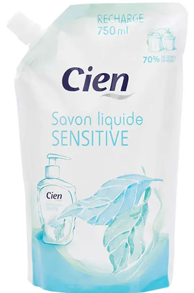 Savon liquide Sensitive (750 ml) - Cien - Savons - Index des produits  cosmétiques - CosmeticOBS - L'Observatoire des Produits Cosmétiques