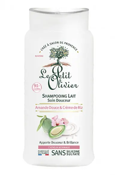 Milk Shampoo - Sweet Almond & Rice Cream - Le Petit Olivier