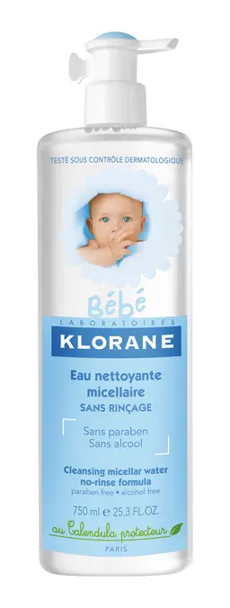 Bioderma ABCDerm H2O Eau Micellaire Nettoyante Sans Rinçage Bébé Enfant  100ml