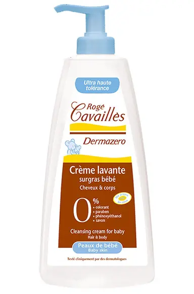 Crème lavante surgras - Peaux de bébé - Rogé Cavaillès - Bébé