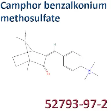Camphor benzalkonium methosulfate