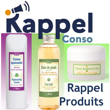 Rappel de trois produits cosmétiques de la marque Europe cosmétique et parfums