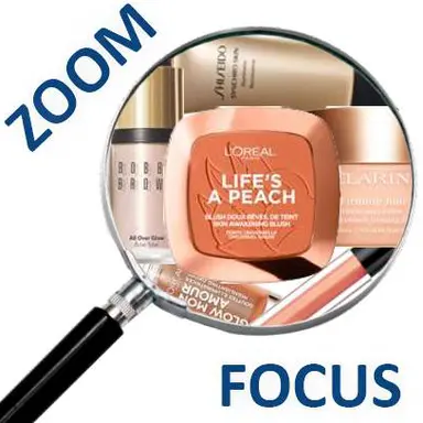 loupe contenant des cosmétiques