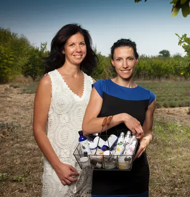 Anne-Cécile et Valerie Vausselin, co-fondatrices d'Aroma-Zone