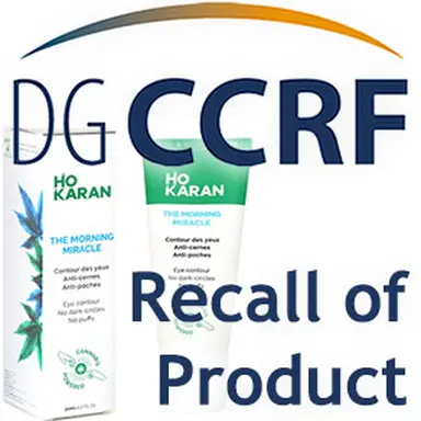 Rappel d'une crème Ho Karan