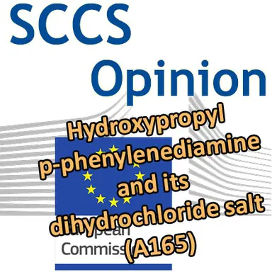 Hydroxypropyl p-phenylenediamine (A165) : Opinion du CSSC