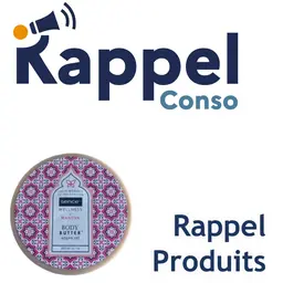 Rappel d'un beurre corporel de la marque Sence Wellness