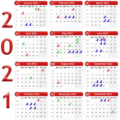 L'agenda cosmétique 2021