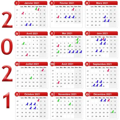 L'agenda cosmétique 2021