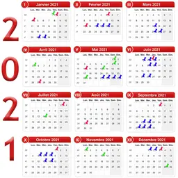 L'agenda cosmétique 2021