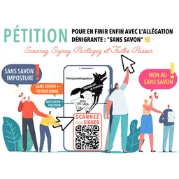 Une pétition pour interdire les allégations "Sans savon"