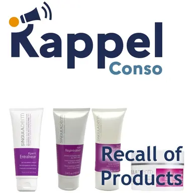 Rappel de plusieurs références de la gamme Xpert de Singuladerm