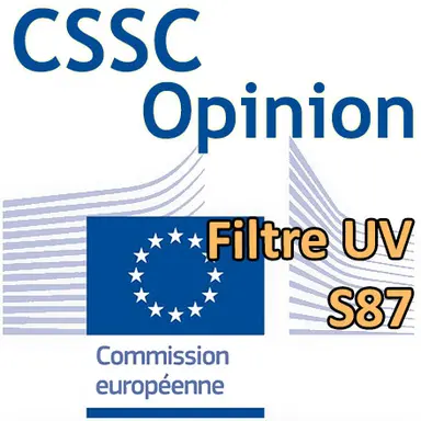 Methoxypropylamino cyclohexenylidene ethoxyethylcyanoacetate (S87) : Opinion du CSSC