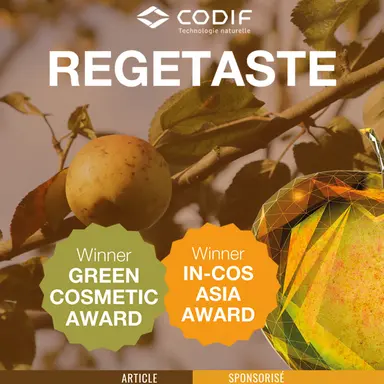 Regetaste, le nouvel ingrédient actif upcyclé qui fait chanter votre peau by Codif Technologie Naturelle