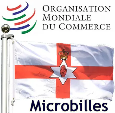 Logo OMC et Drapeau de l'Irlande du Nord