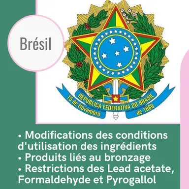 Les derniers ajustements de la réglementation cosmétique brésilienne (2/3)
