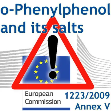 Rappel : entrée en application des mesures restrictives pour l'o-Phenylphenol et ses sels