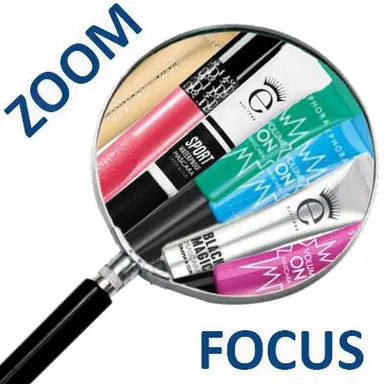 loupe contenant des cosmétiques