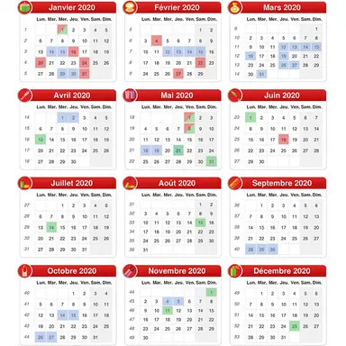 L'agenda cosmétique de 2020