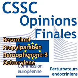 Resorcinol, Propylparaben, Benzophenone-3, Octocrylene : Opinions finales du CSSC