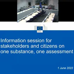 Session d’information "1 substance, 1 évaluation" : les Q/R (1/2)