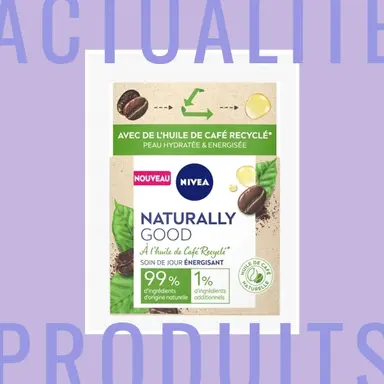 Nivea Naturally Good lance un soin de jour énergisant au café recyclé