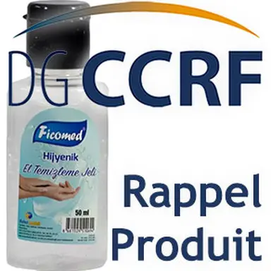 Rappel de gel hydro-alcoolique de la marque Ficomed Hijyenik