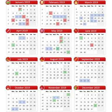 L'agenda cosmétique de 2020