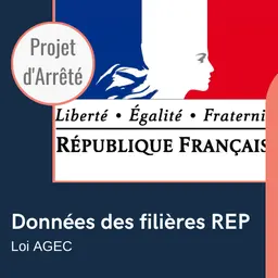 Projet d’arrêté relatif aux données des filières REP