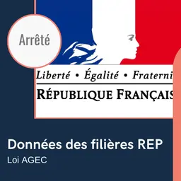 L'Arrêté "Données des filières REP"