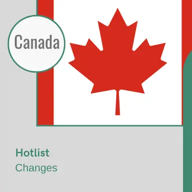 Canada : les dernières modifications de la Liste critique des ingrédients cosmétiques