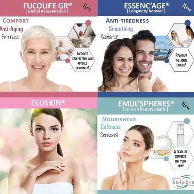 Les 4 actifs de Solabia pour s'adapter au temps qui passe