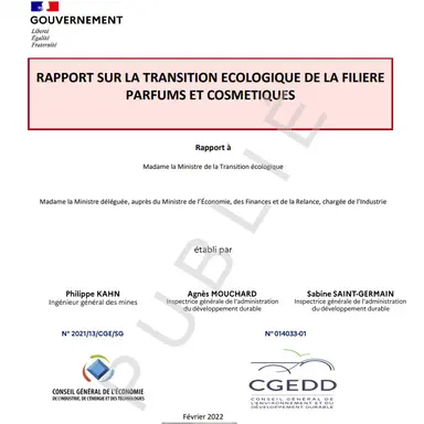 Rapport sur la transition écologique de la filière Parfums et Cosmétiques : "Bien, mais peut mieux faire"