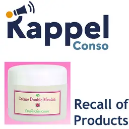 Rappel d'une crème de la marque Europe cosmétique et parfums