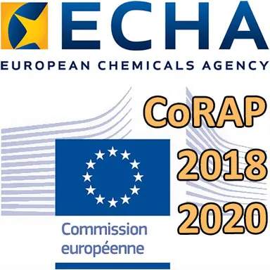 Logo Commission européenne - Logo ECHA - CoRAP 2018-2020